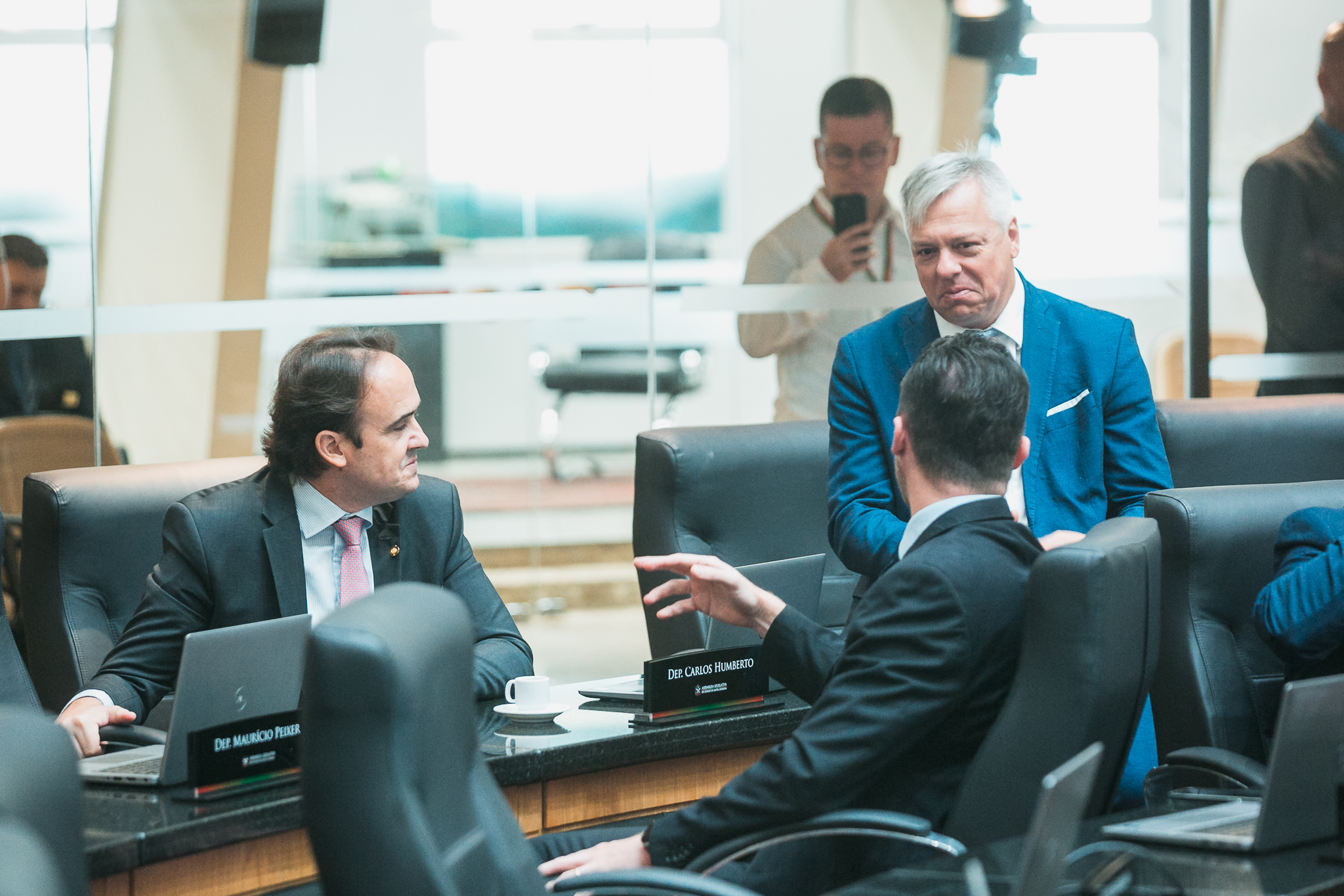 - Deputado Carlos Humberto (PL- Deputado Fabiano da Luz (PT) - Deputado Fernando Krelling (MDB)