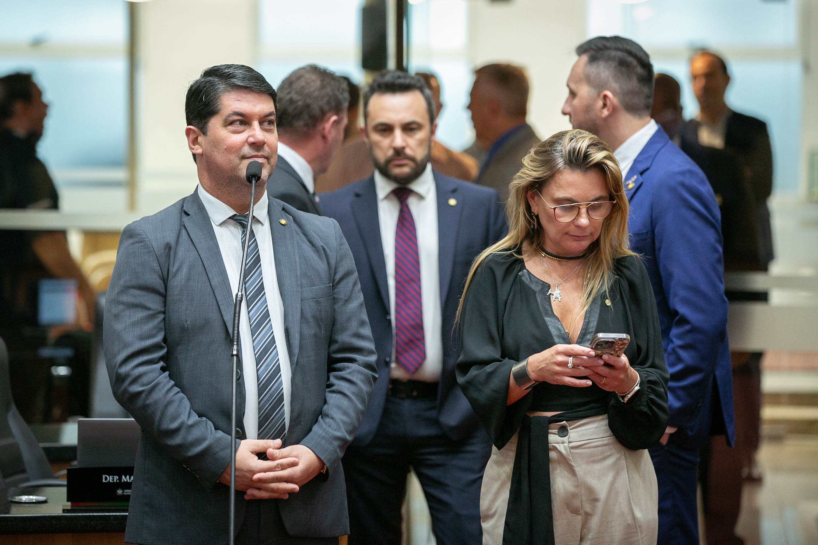 - Deputado Emerson Stein (MDB)
 - Deputado Marcius Machado (PL)
 - Deputada Paulinha (Podemos)