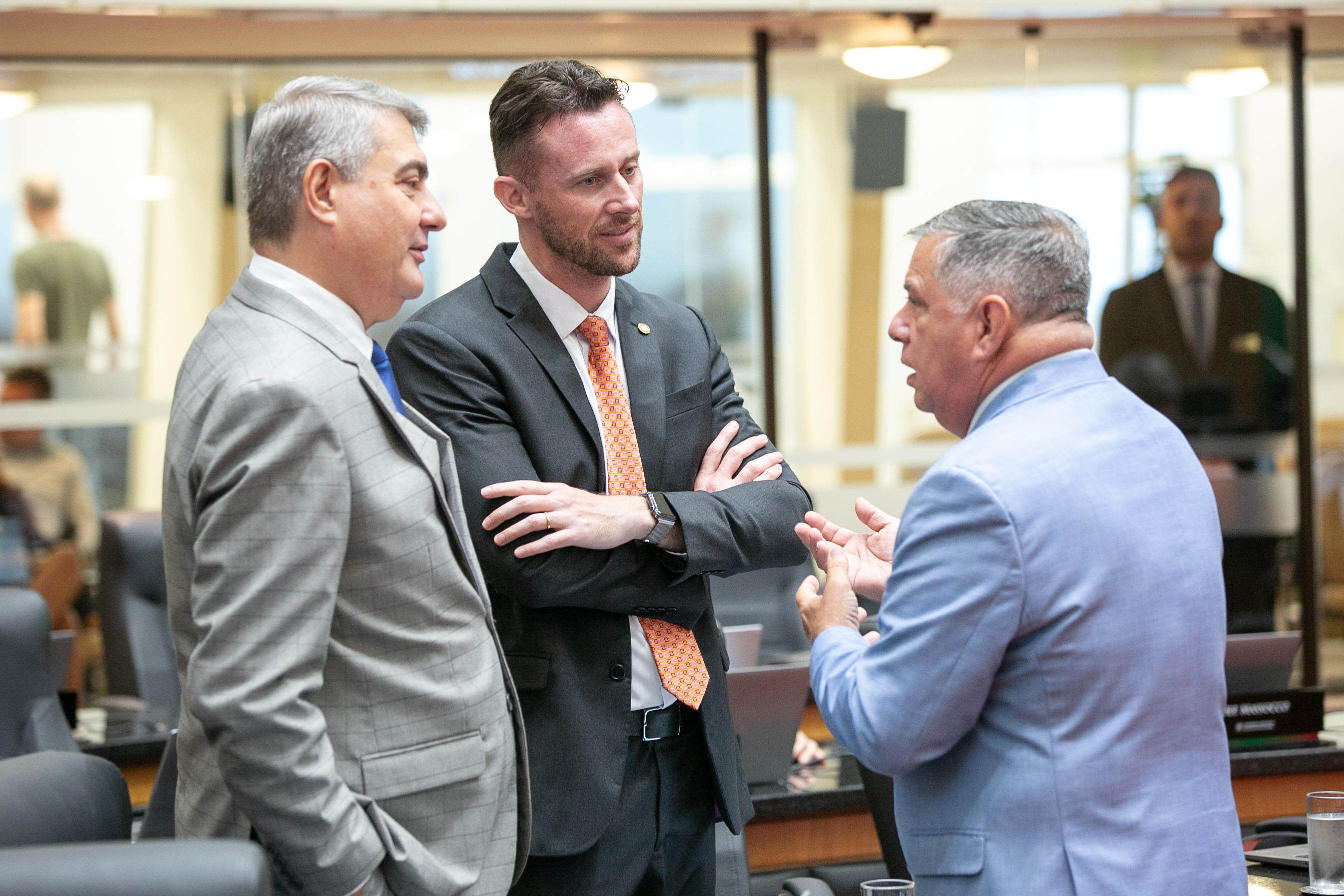 - Deputado Antídio Lunelli (MDB) 	
 - Deputado Fernando Krelling (MDB)  - Deputado Mário Motta (PSD)