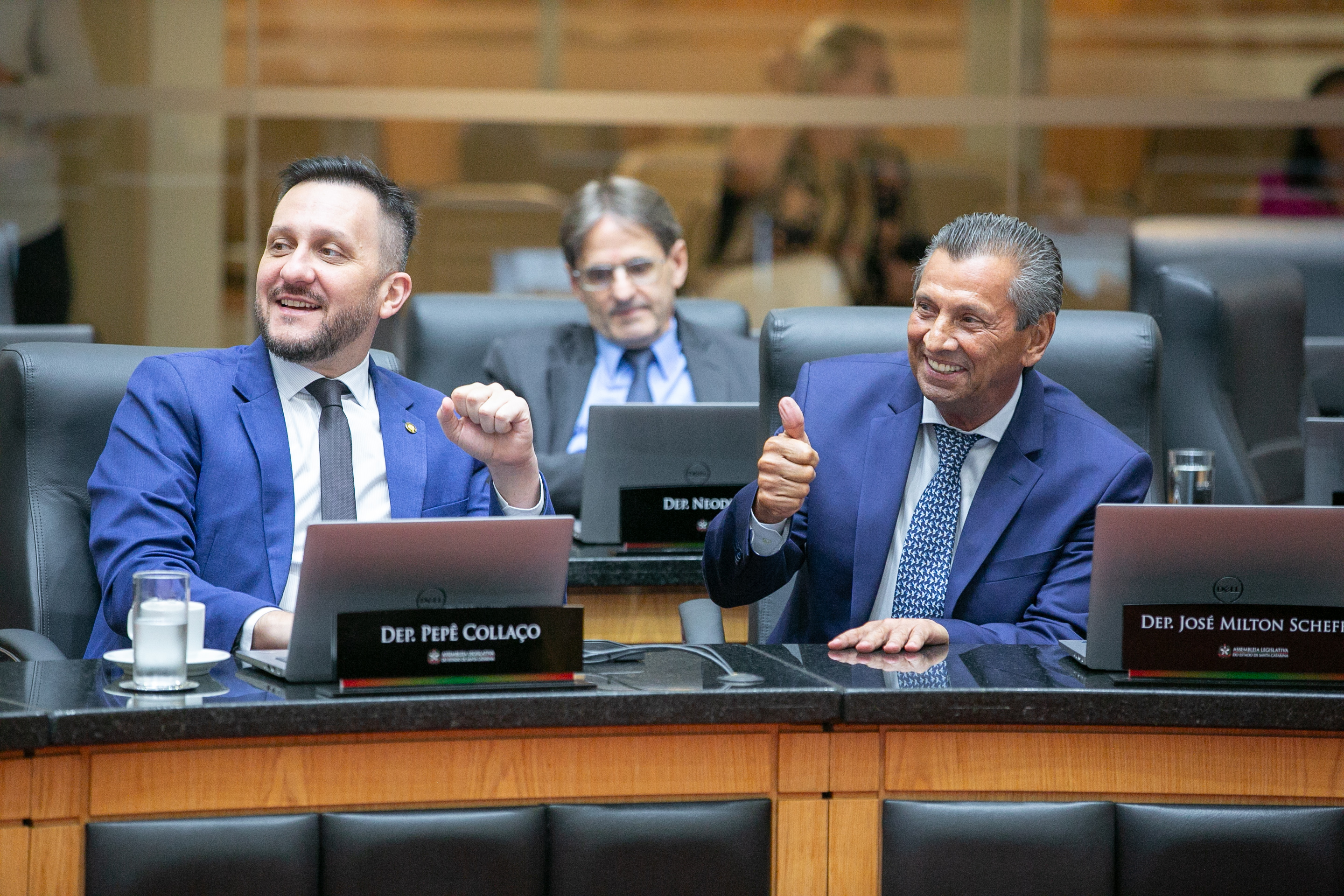 - Deputado Pepê Collaço (PP) - Deputado Julio Garcia (PSD)
