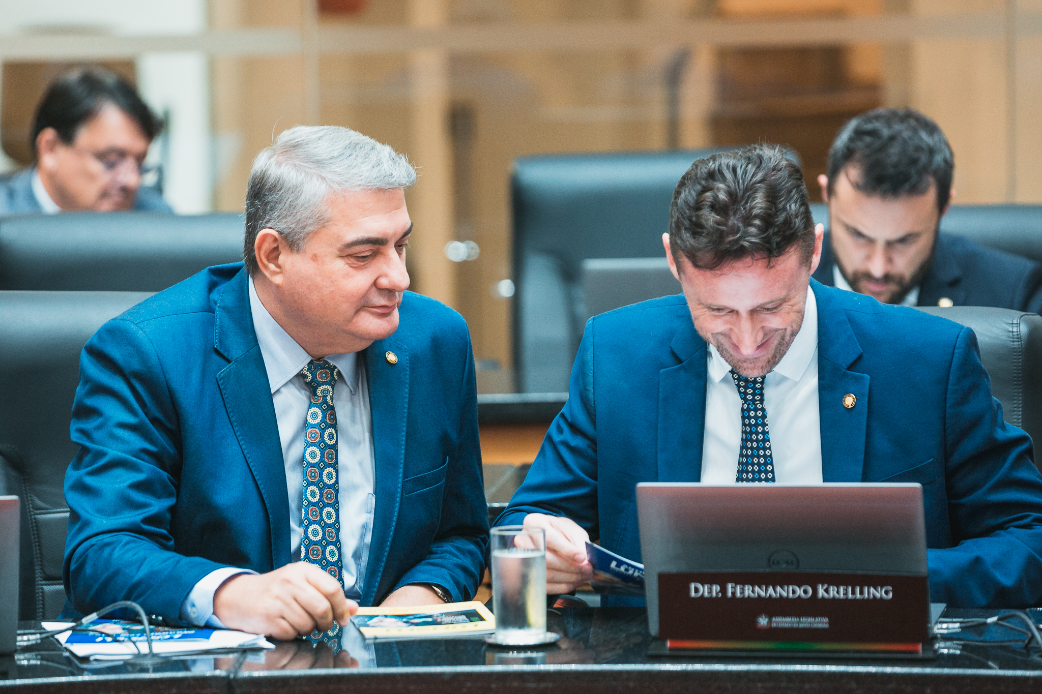 - Deputado Antídio Lunelli (MDB)  - Deputado Fernando Krelling (MDB)