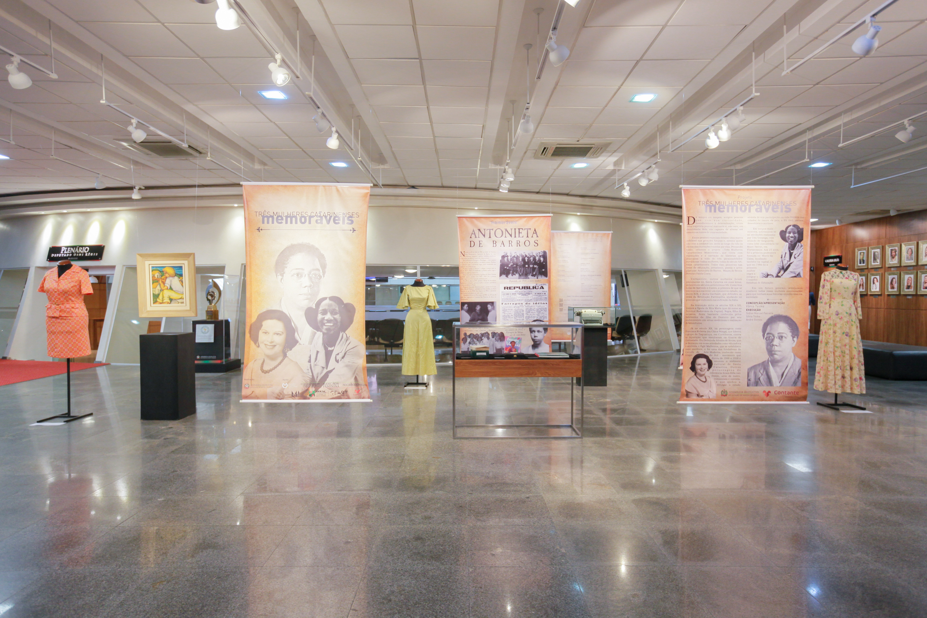 Exposição “Três Mulheres Catarinenses Memoráveis” – Cerimonia de Abertura