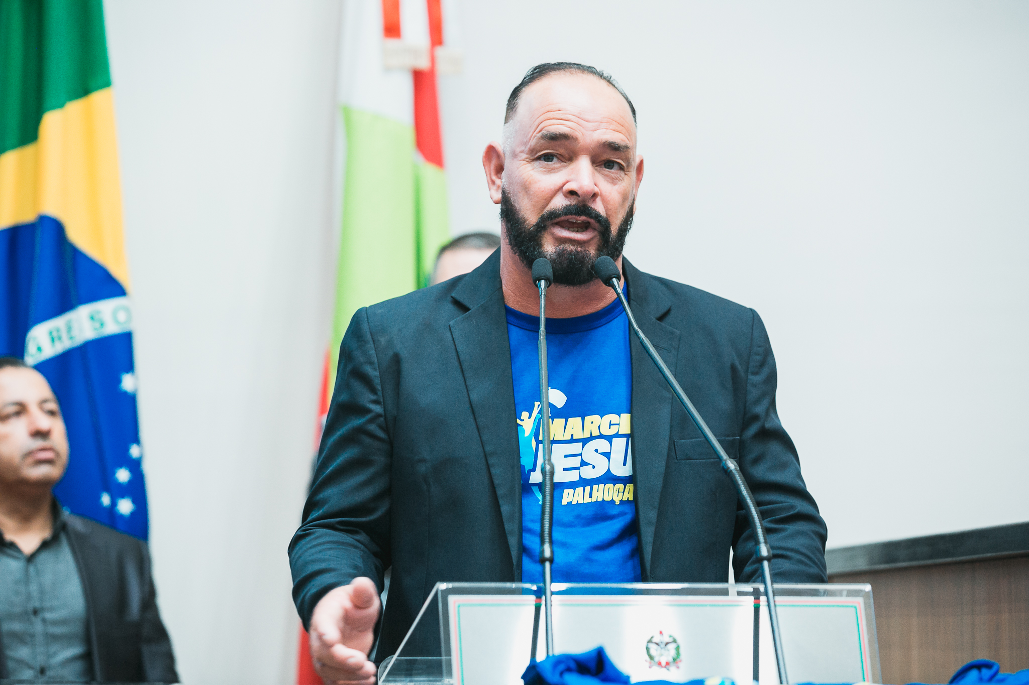 Pastor Albino Medeiros- Presidente do Conselho de Pastores do Município de Palhoça