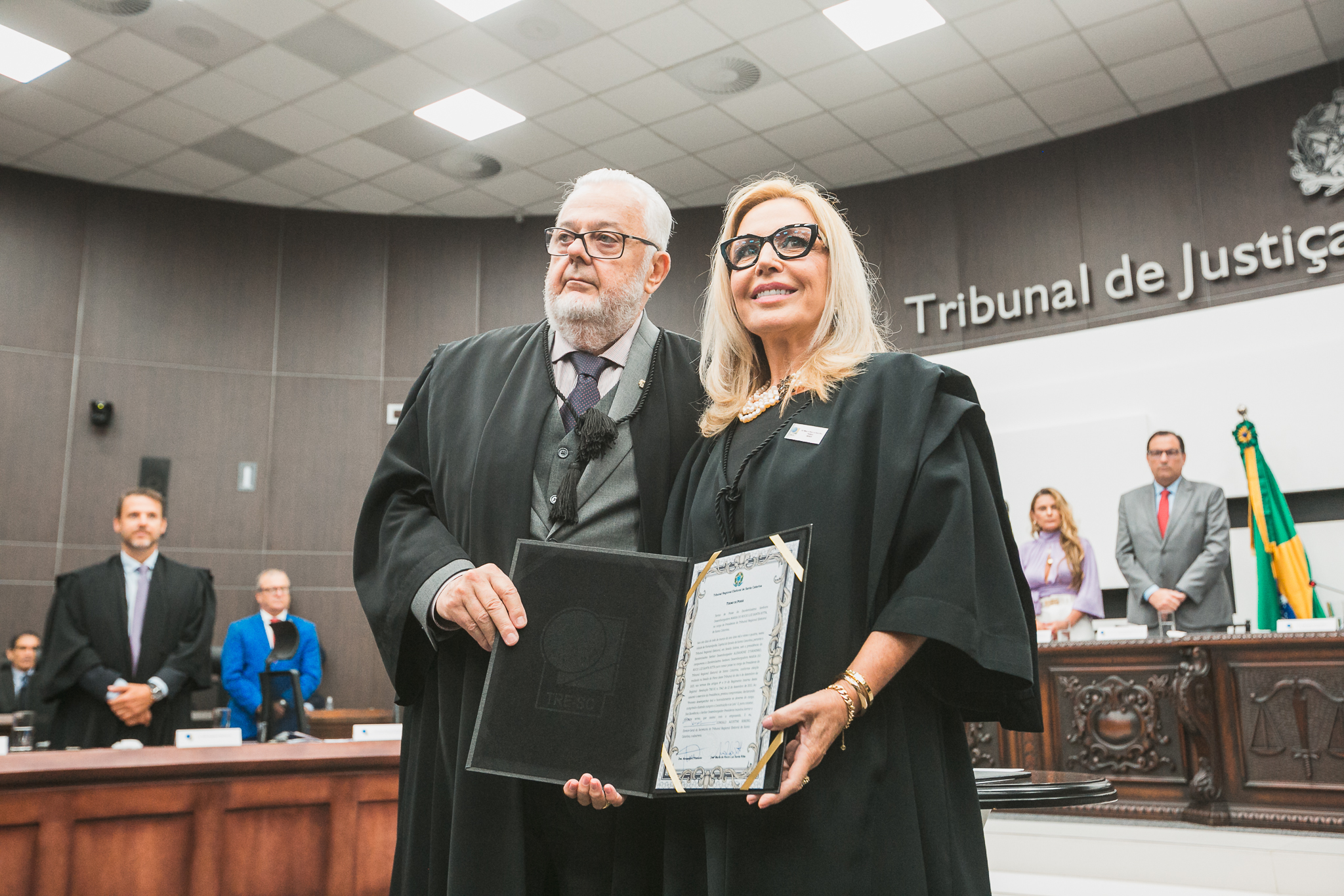 Cerimônia de posse da Des Maria do Rocio Luz Santa Ritta como presidente do TRE