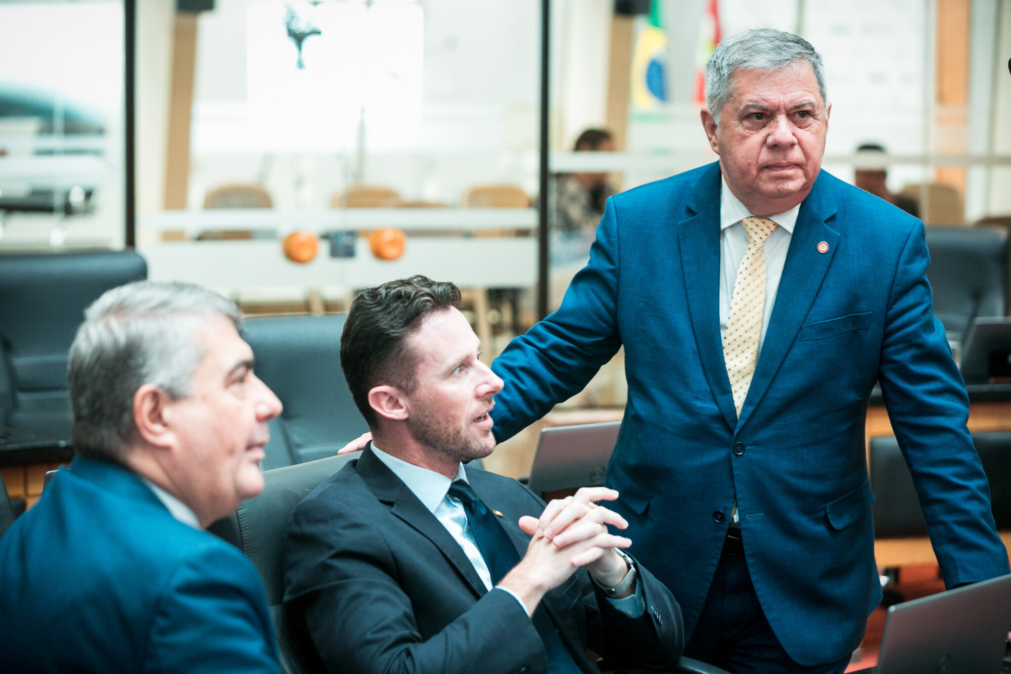 - Deputado Antídio Lunelli (MDB) - Deputado Fernando Krelling (MDB) - Deputado Mário Motta (PSD)