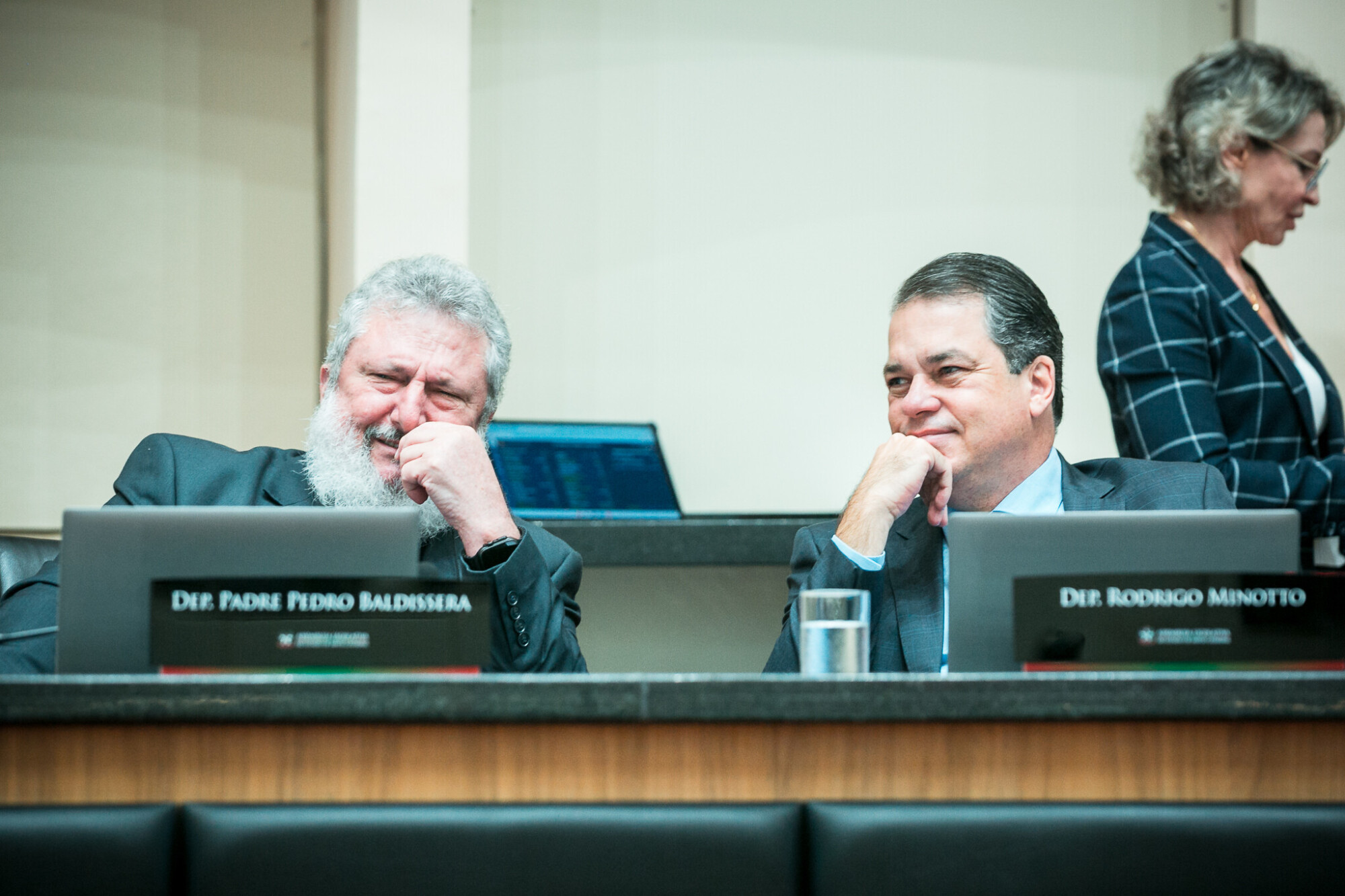 - Deputado Padre Pedro Baldissera (PT) 	
 - Deputado Rodrigo Minotto (PDT)