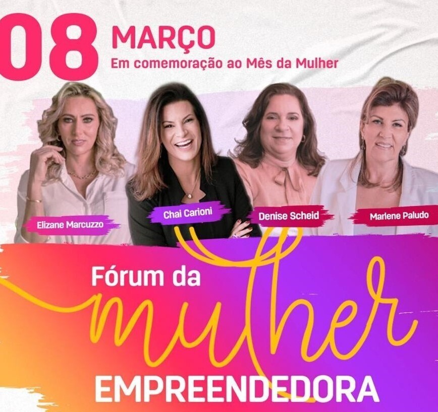 Concórdia recebe Fórum da Mulher Empreendedora