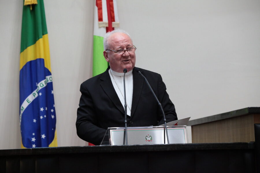 Dom Wilson Tadeu Jönck, arcebispo da Arquidiocese de Florianópolis.