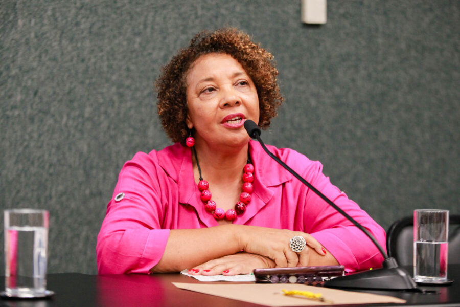 Vice-reitora da UFSC, Joana Maria Célia dos Passos