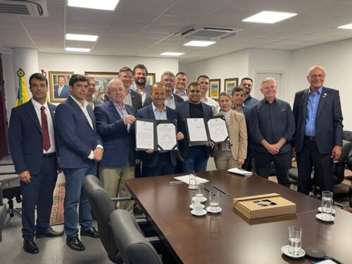 Berlanda se une ao governador na geração de mais de mil empregos na serra catarinense