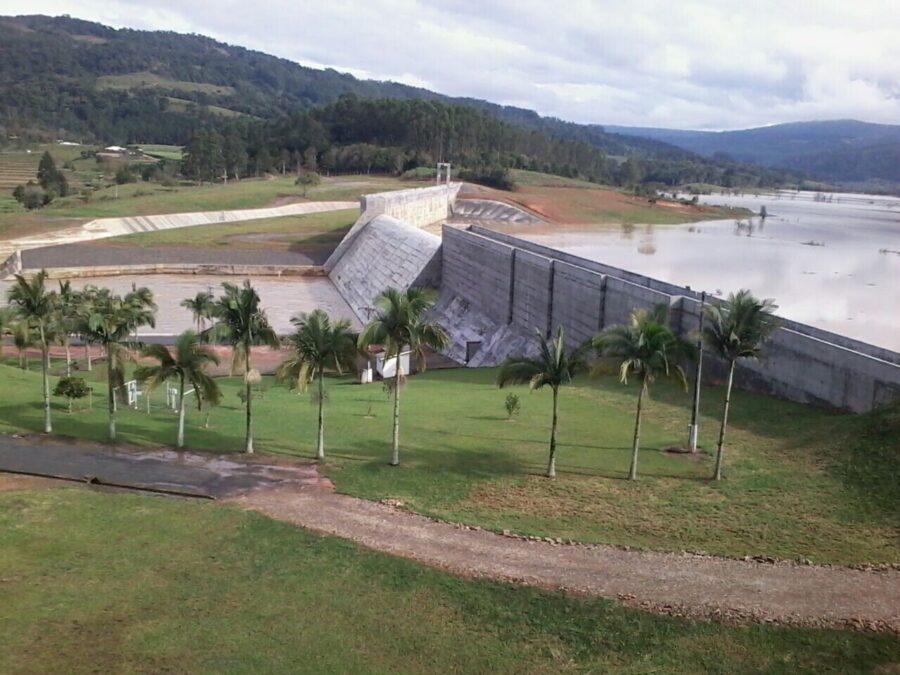 Barragem Oeste, em Taió