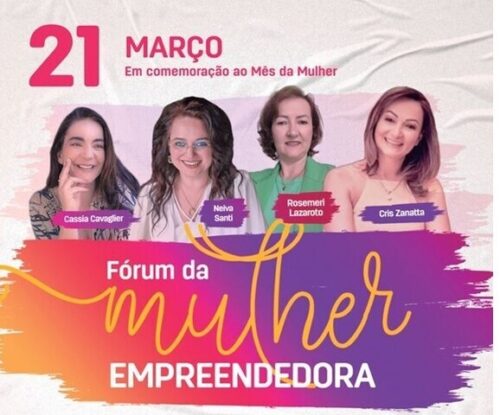 São Miguel do Oeste recebe Fórum da Mulher Empreendedora