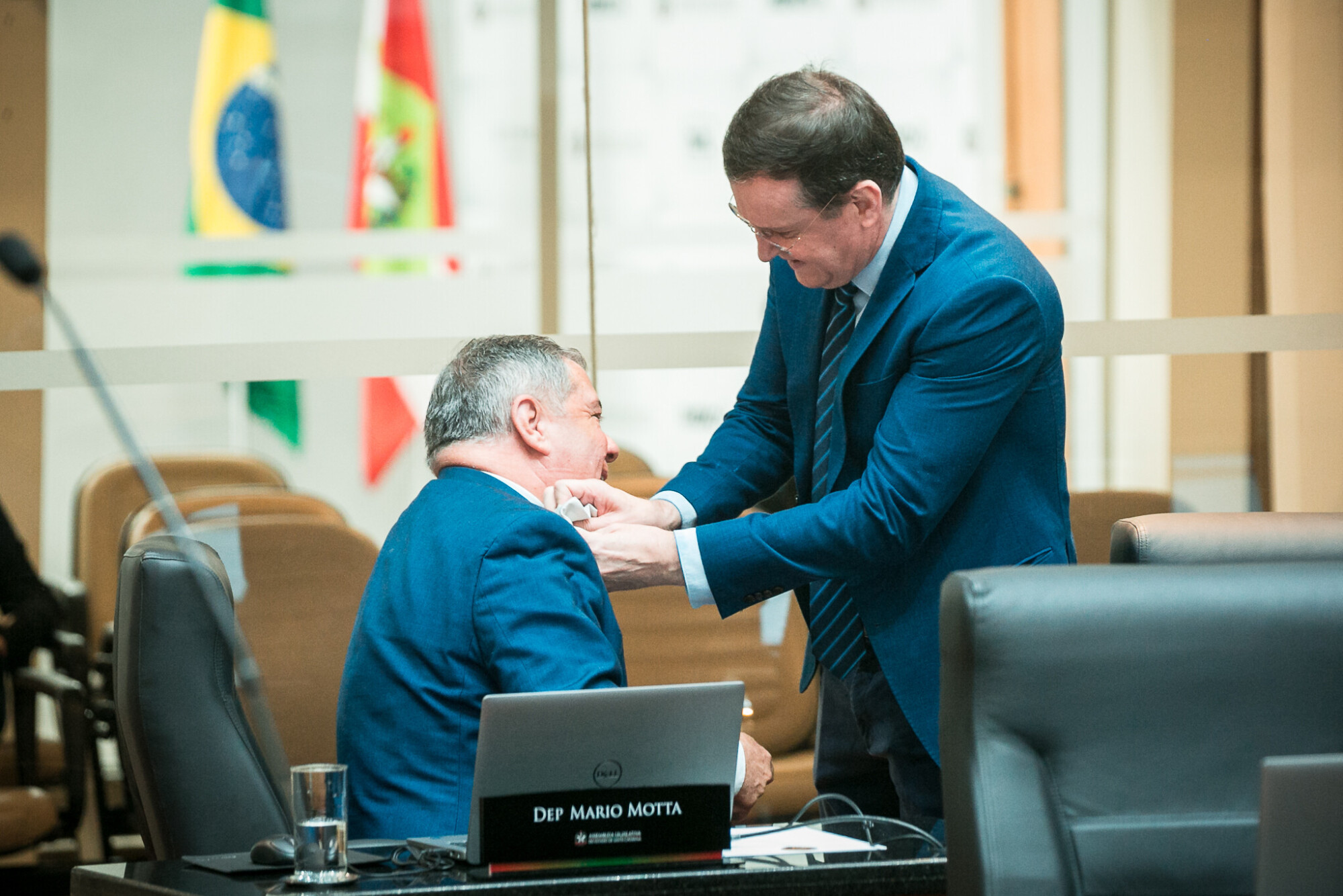 - Deputado Jair Miotto (União) - Deputado Mário Motta (PSD
