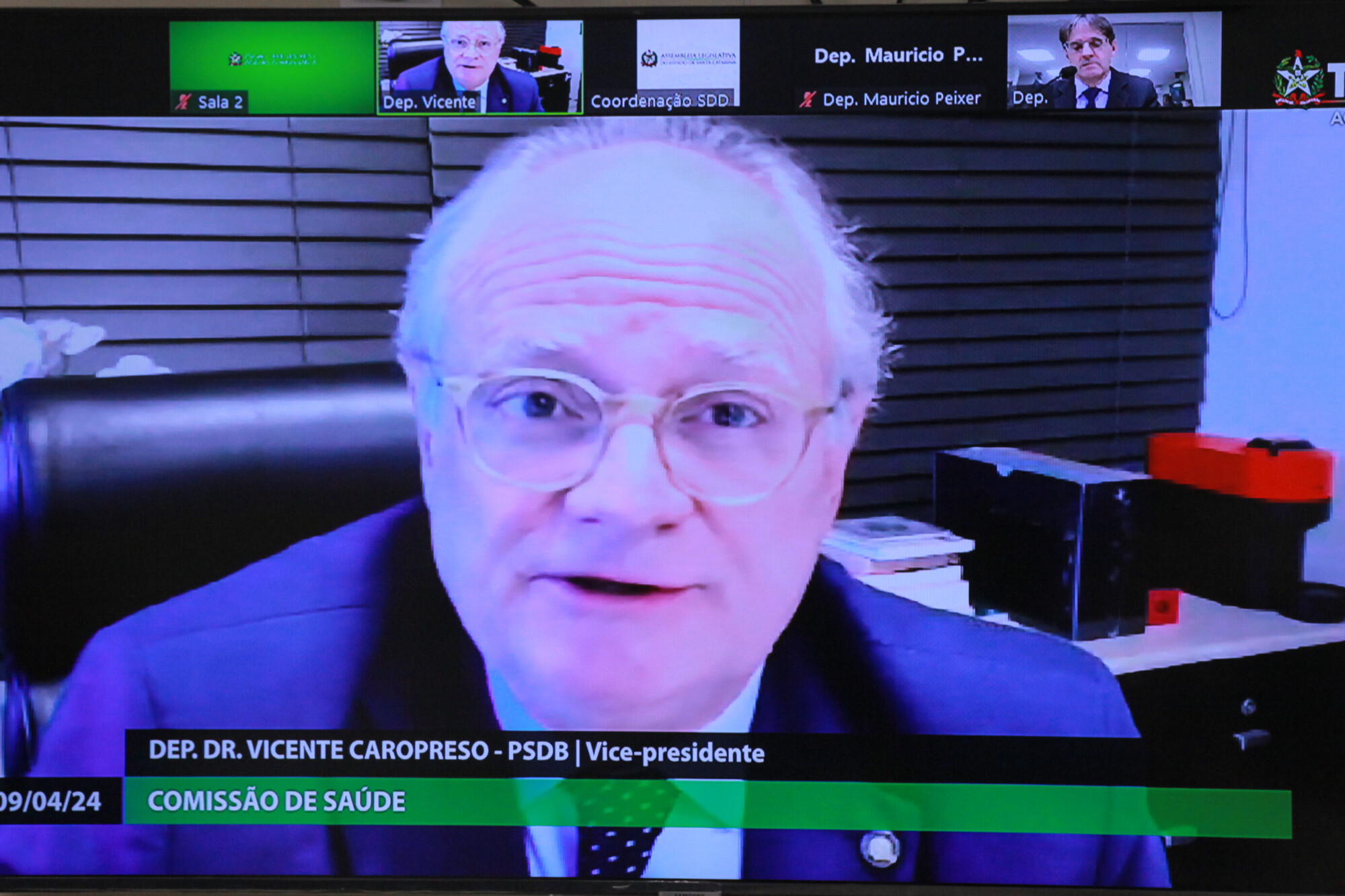 - Deputado Dr. Vicente Caropreso (PSDB)