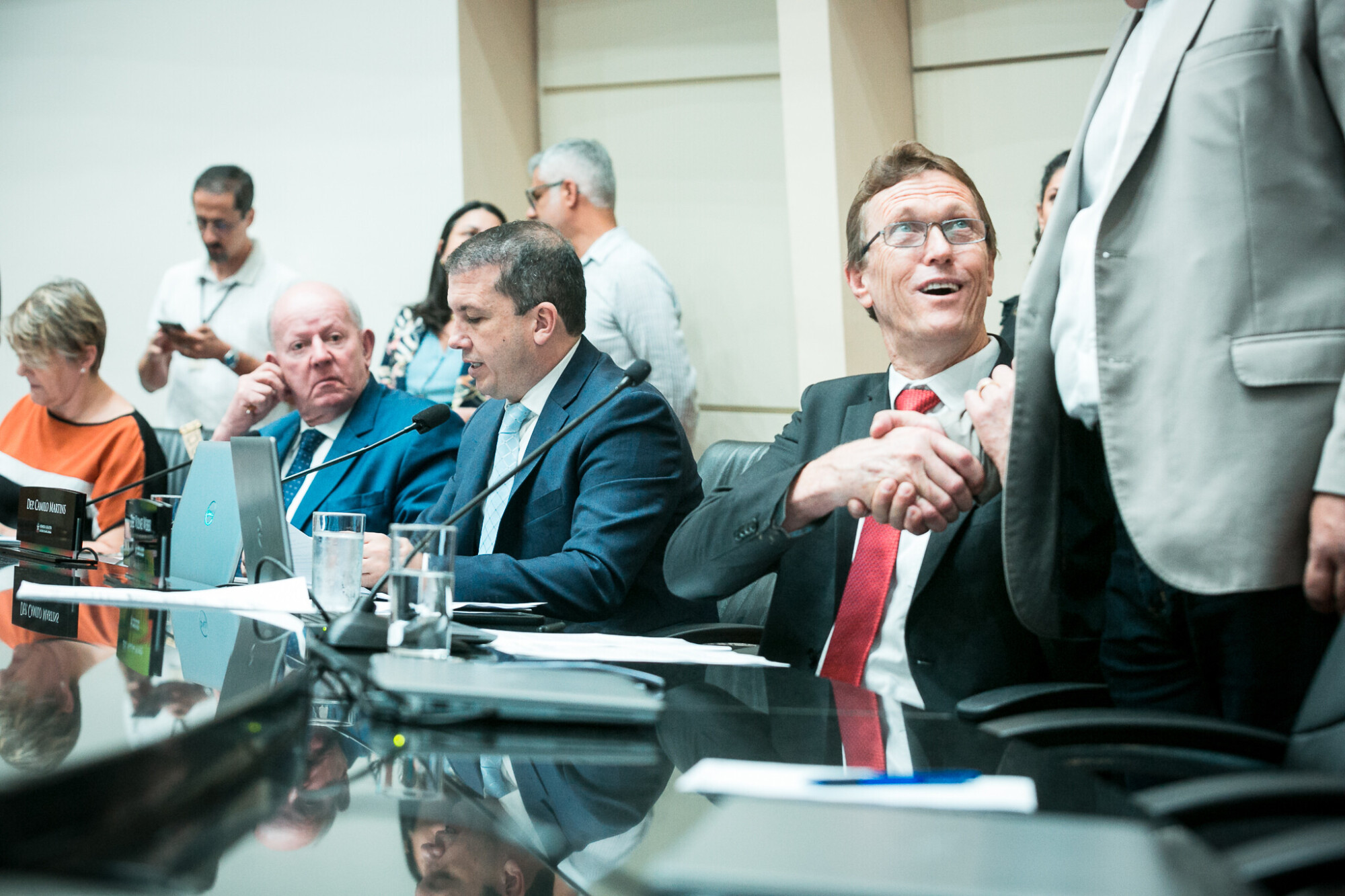 - Deputado Marcos Vieira (PSDB)
- Deputado Camilo Martins (Podemos) 	
		
- Deputado Volnei Weber (MDB)