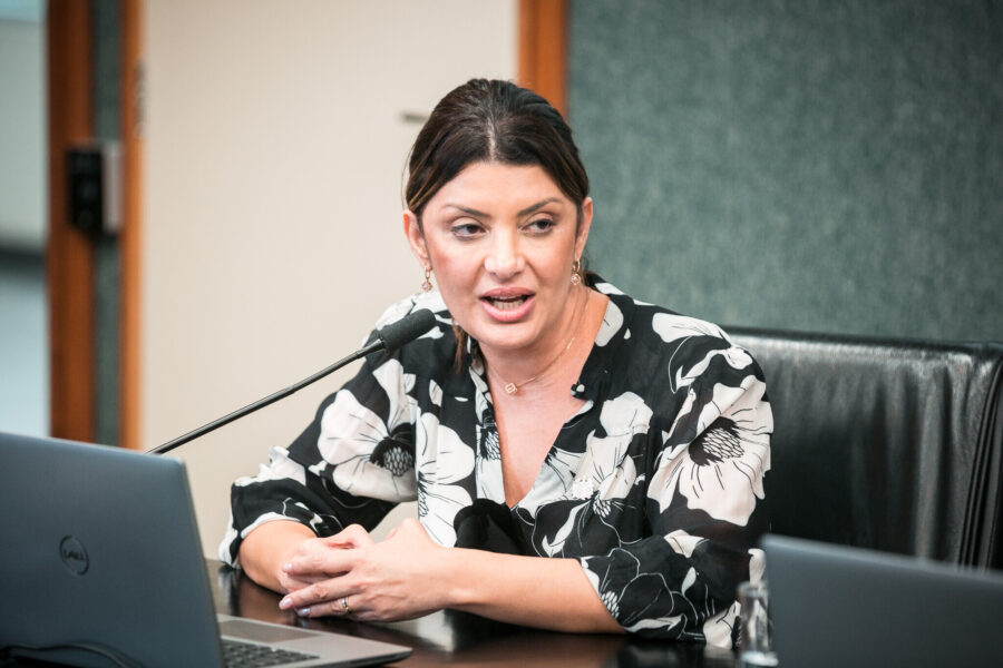 Secretária adjunta de Estado do Turismo, Catiane Seif.