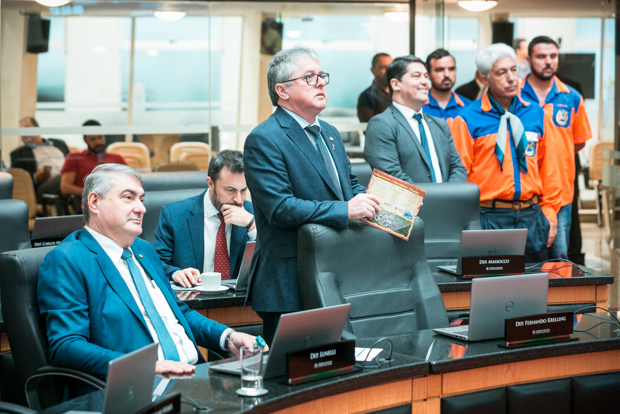 - Deputado Antídio Lunelli (MDB) 	
 - Deputado Tiago Zilli (MDB)
 - Deputado Emerson Stein (MDB)