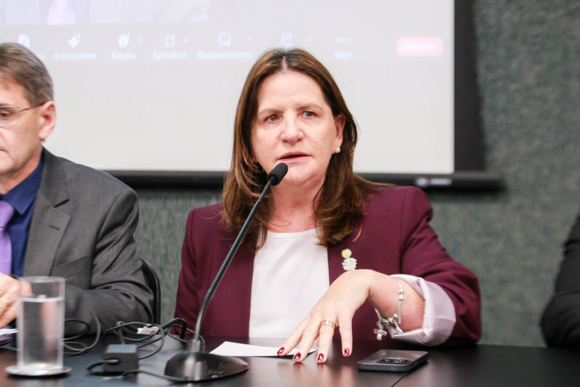 - Deputado Neodi Saretta (PT) 	
Carmen Zanotto- Secretária  de Saúde SC