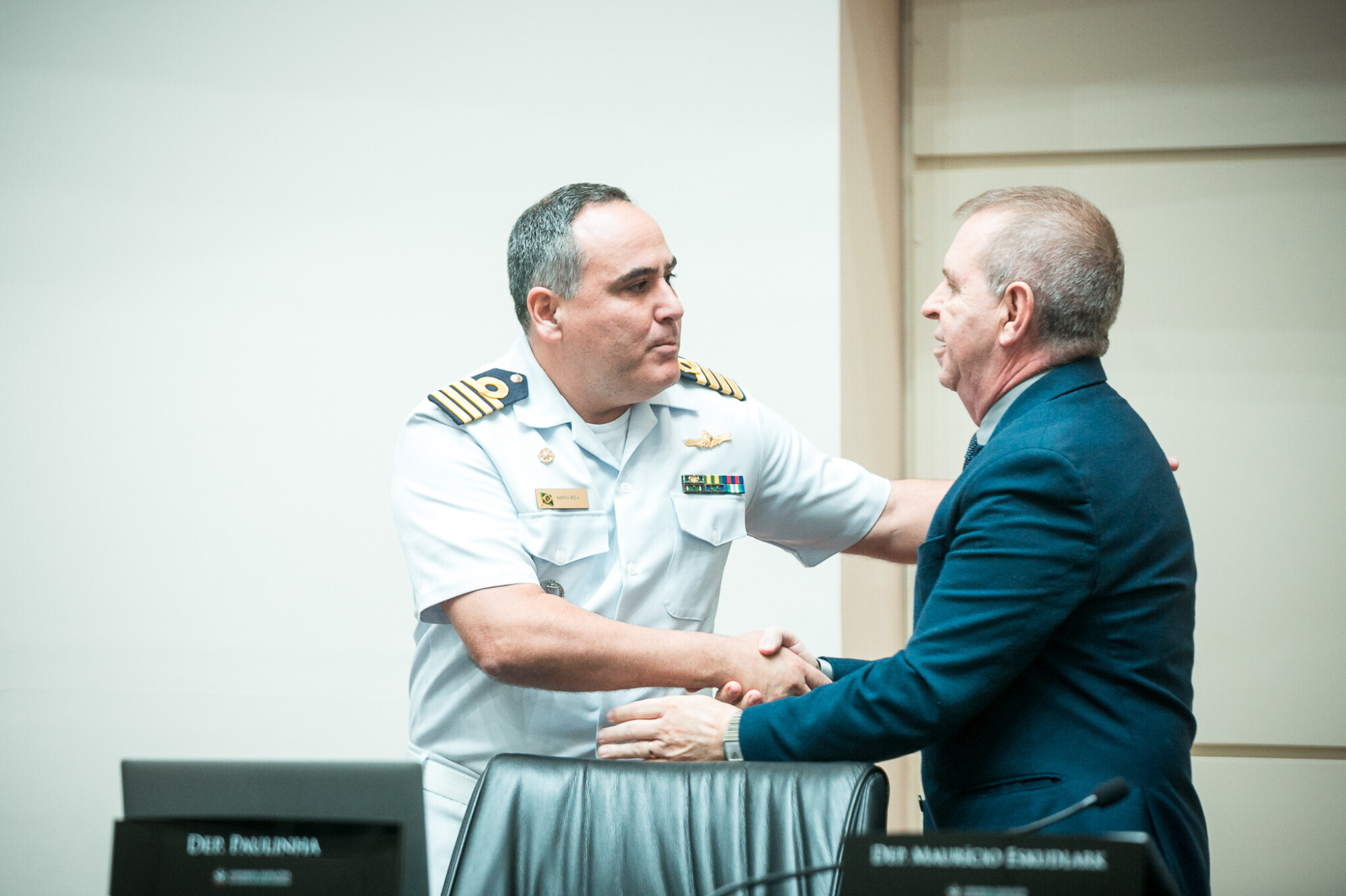 Capitão da Marinha, Rodrigo Santa Rita  Deputado Maurício Eskudlark (PL)