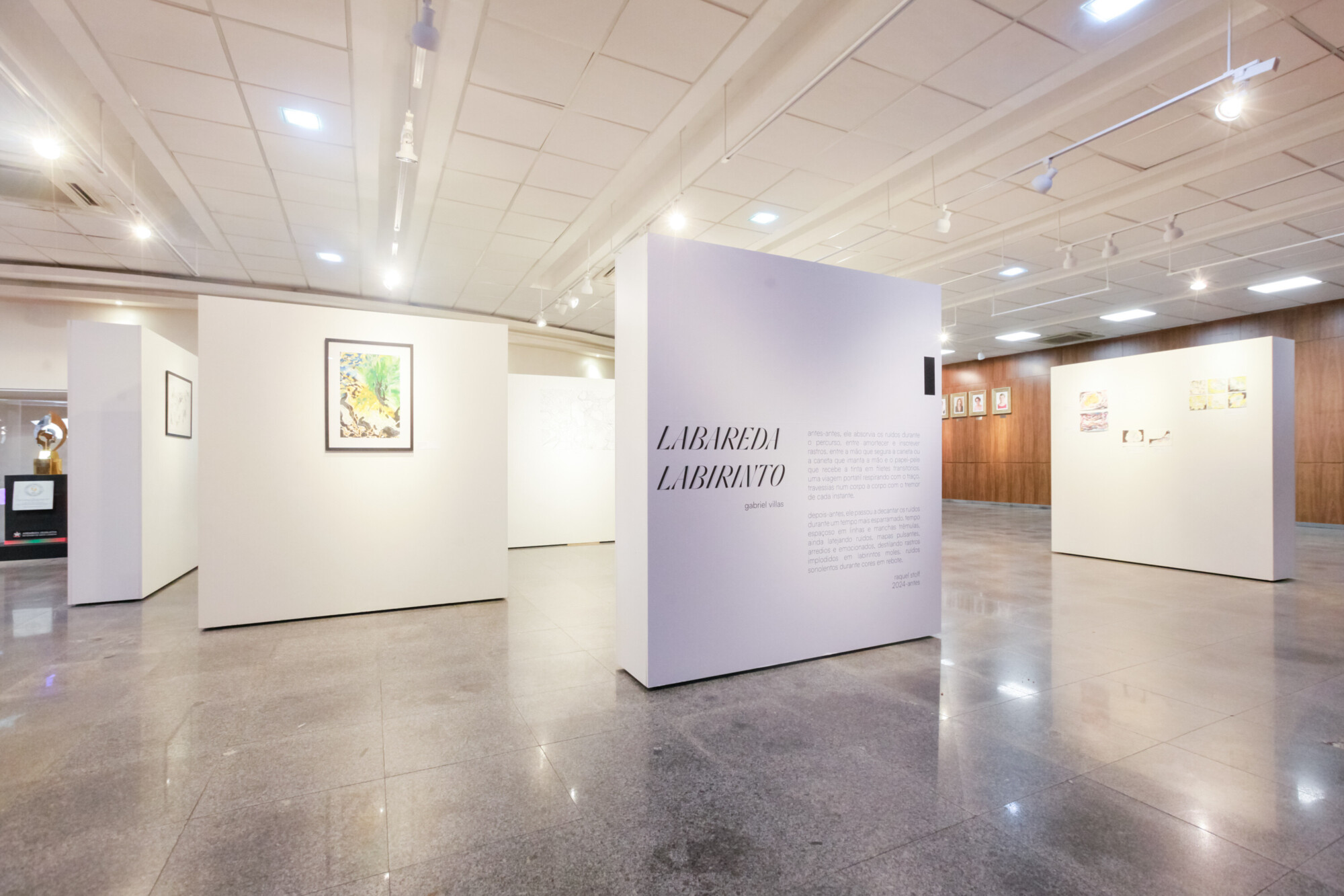 Exposição “Labareda, Labirinto” artista plástico Gabriel Villas Boas. Edital 2023