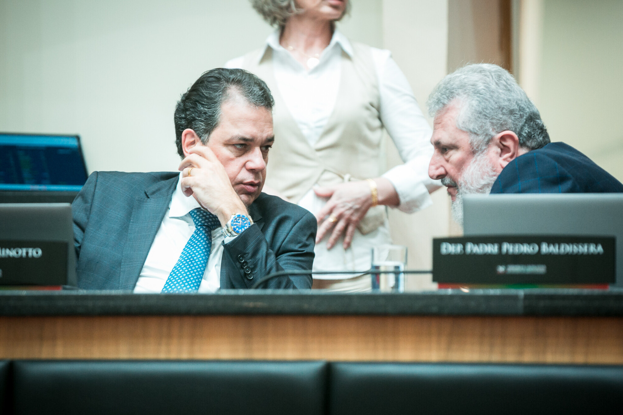 - Deputado Rodrigo Minotto (PDT) 	
 - Deputado Padre Pedro Baldissera (PT)