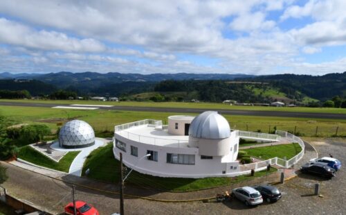Jair Miotto participa da inauguração do Polo Astronômico de Videira