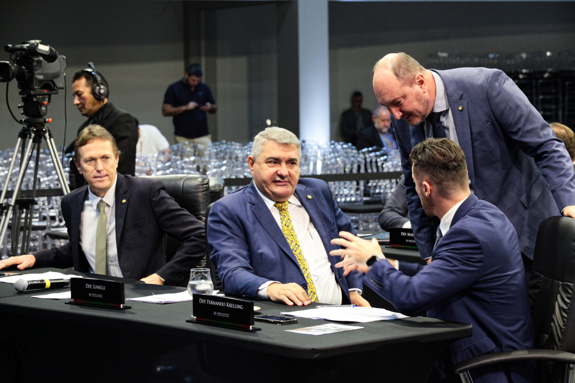 - Deputado Volnei Weber (MDB)
- Deputado Antídio Lunelli (MDB)
 - Deputado Mauro de Nadal (MDB) 	
 - Deputado Fernando Krelling (MDB)