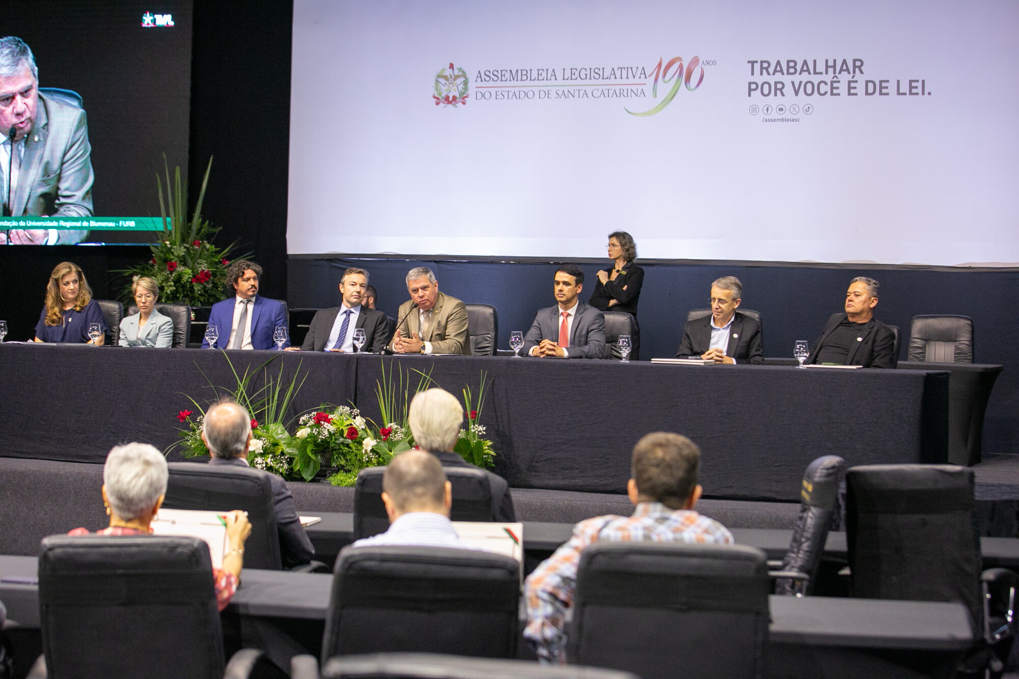 Sessão Solene em comemoração dos 60 anos da Universidade de Blumenau – FURB – Parte 2