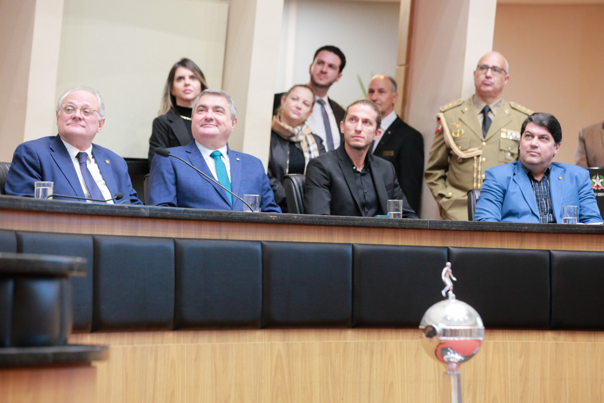 - Deputado Dr. Vicente Caropreso (PSDB) - Deputado Antídio Lunelli (MDB) 	- Filipe Luiz Kasmirski - Ex Jogador de Futebol
 - Deputado Emerson Stein (MDB)