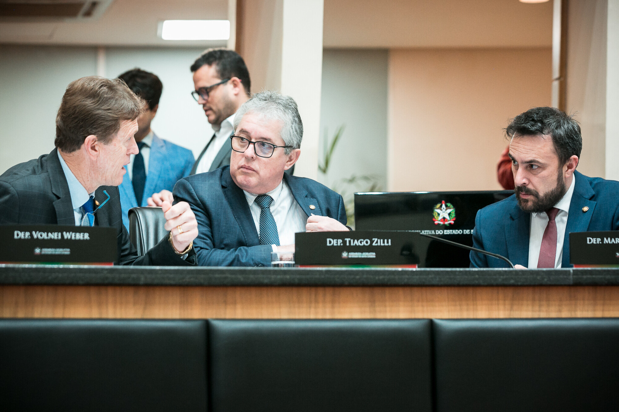 - Deputado Volnei Weber (MDB)
- Deputado Tiago Zilli (MDB)
 - Deputado Marcius Machado (PL)