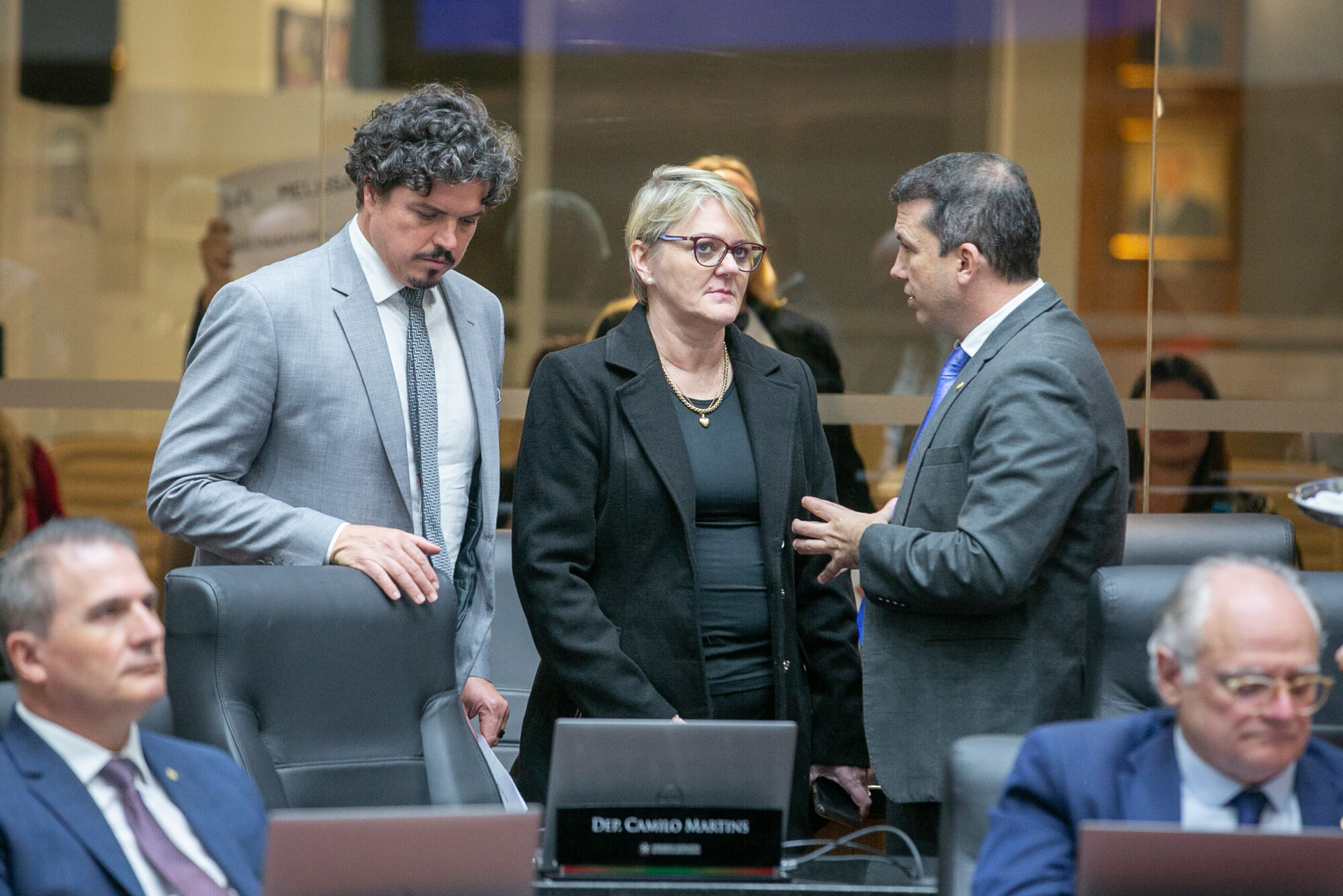 - Deputado Marquito (PSOL)
 - Deputada Luciane Carminatti (PT)
 - Deputado Camilo Martins (Podemos)