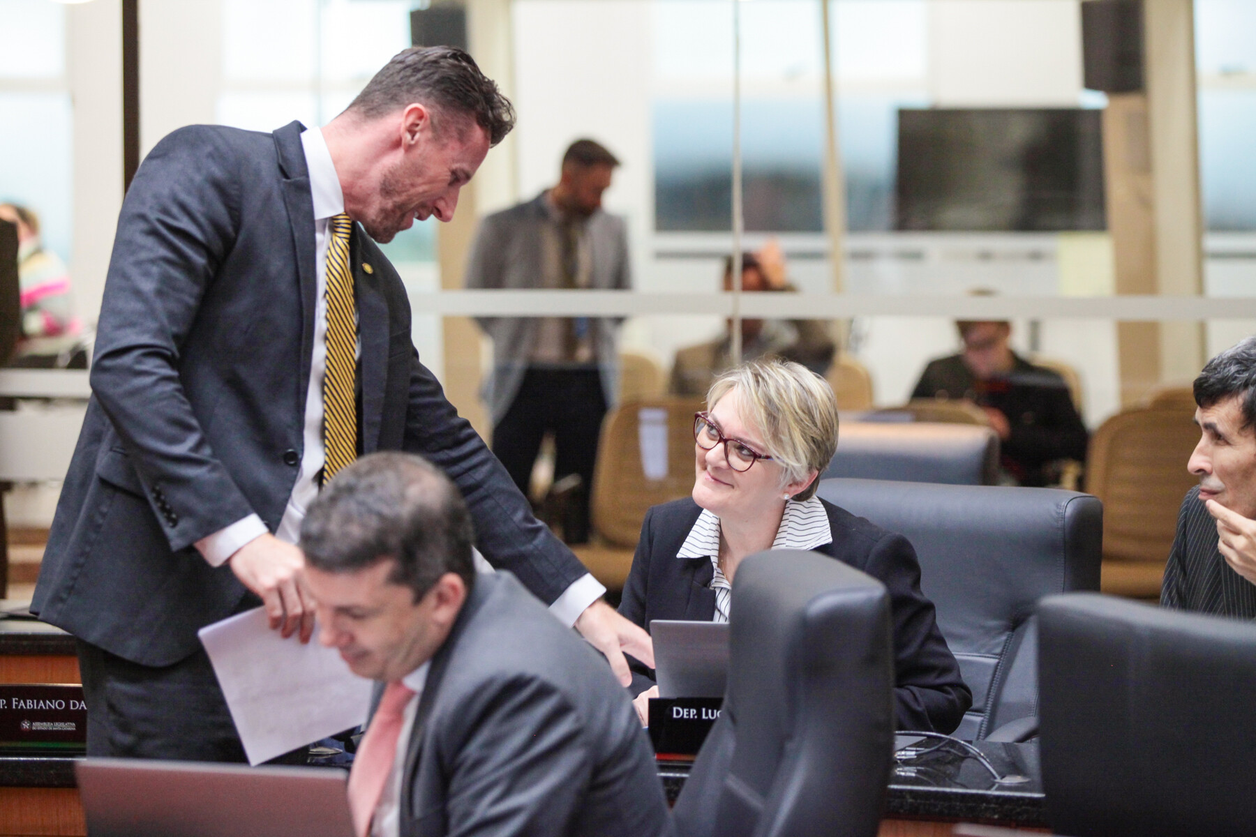 - Deputado Fernando Krelling (MDB) 	
- Deputada Luciane Carminatti (PT)