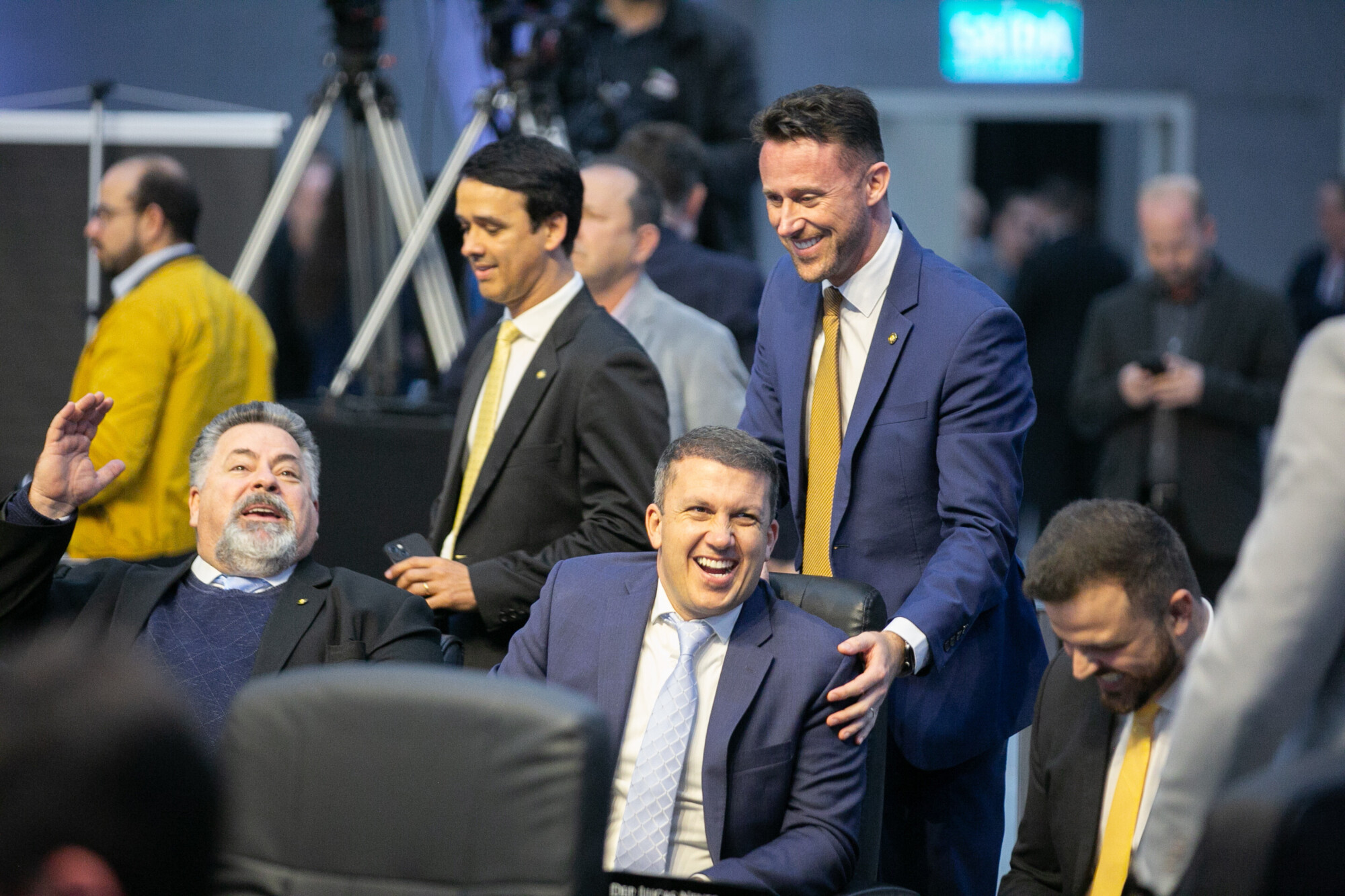 - Deputado Sergio Motta (Republicanos)
 - Deputado Marcos da Rosa (União)
 - Camilo Martins (PODEMOS)
 - Deputado Fernando Krelling (MDB) 	
 - Deputado Lucas Neves (PODEMOS)