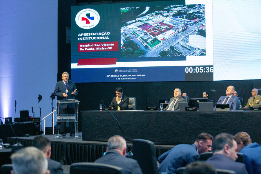 Hospital São Vicente de Paulo, de Mafra, pediu apoio do Parlamento para compra de equipamentos