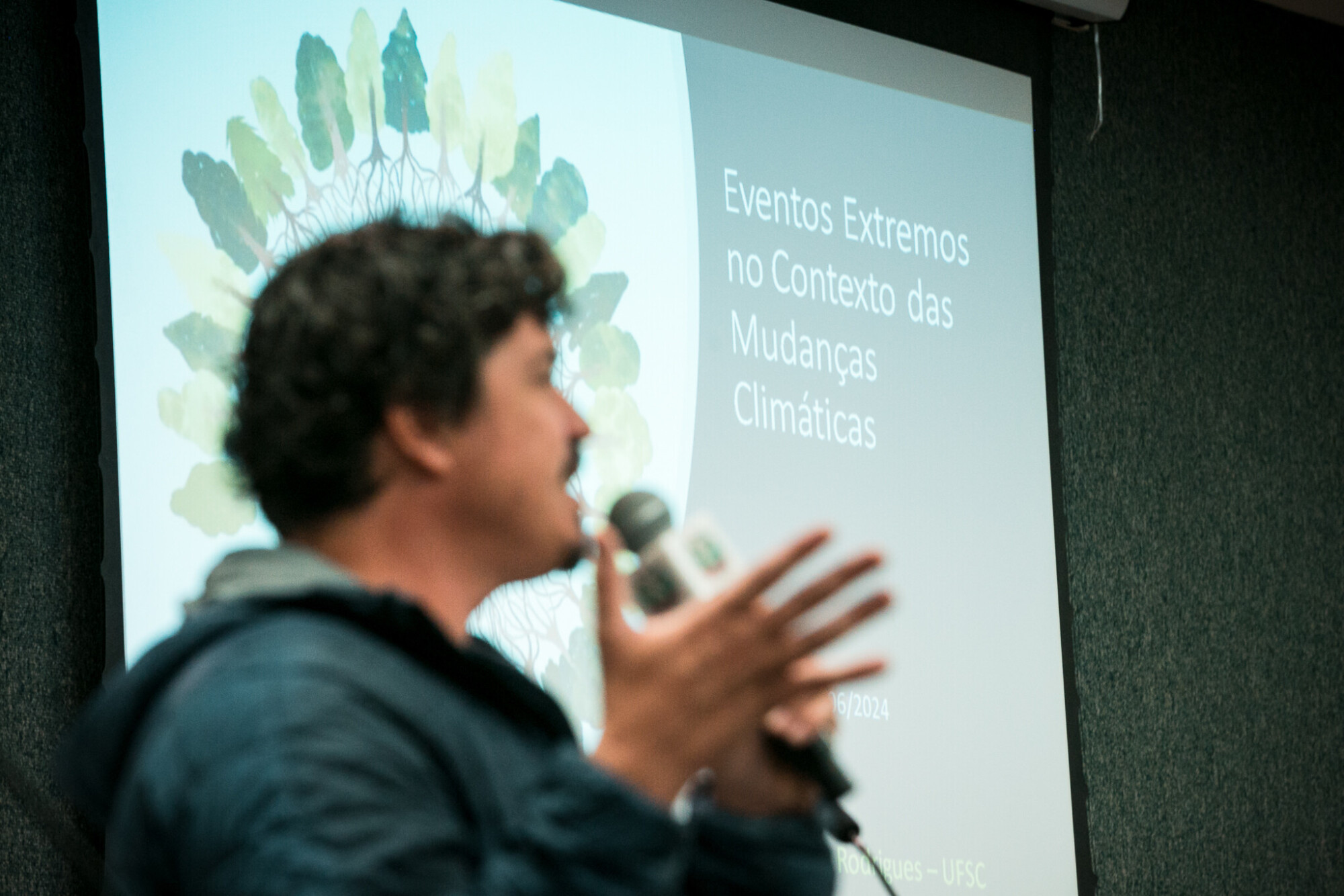 Palestra “Eventos Extremos no Contexto das Mudanças Climáticas” – Gestão Ambiental Alesc Sustentável