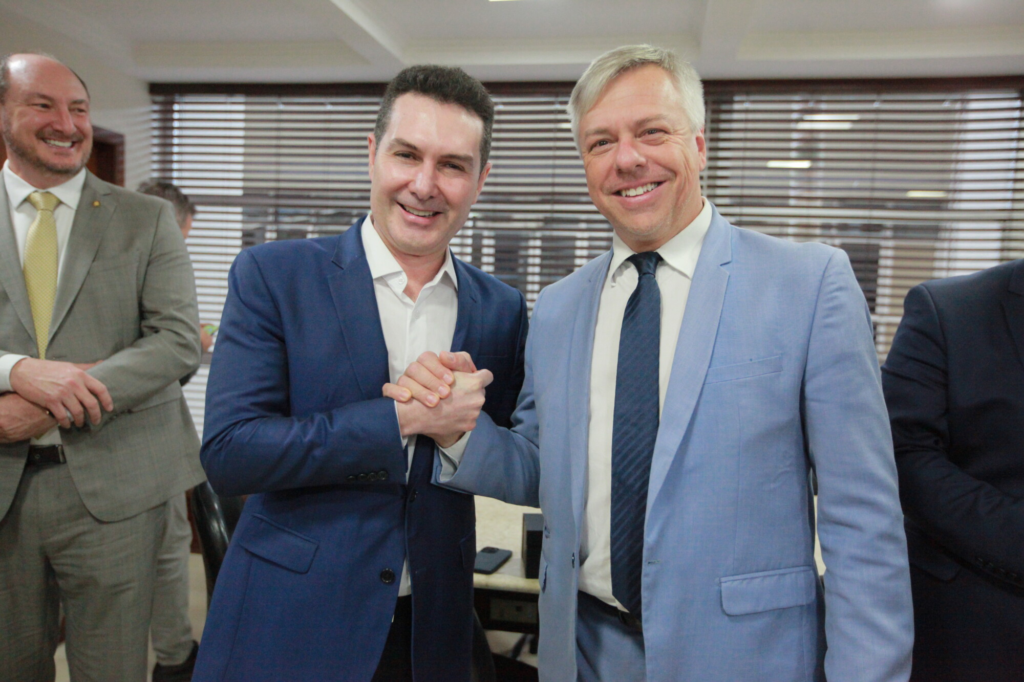 - Deputado Mauro de Nadal (MDB) 	
 Jader Filho - Ministro das Cidades  - Deputado Fabiano da Luz (PT)