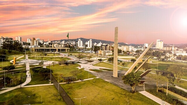 Parque Altair Guidi. Fonte: Arquivo da Câmara de Vereadores de Criciúma.