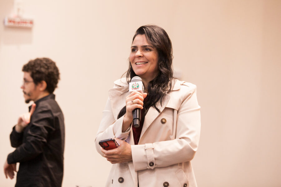 Alessandra Santos de Assis, representante da Secretaria de Articulação com os Sistemas de Ensino do MEC.