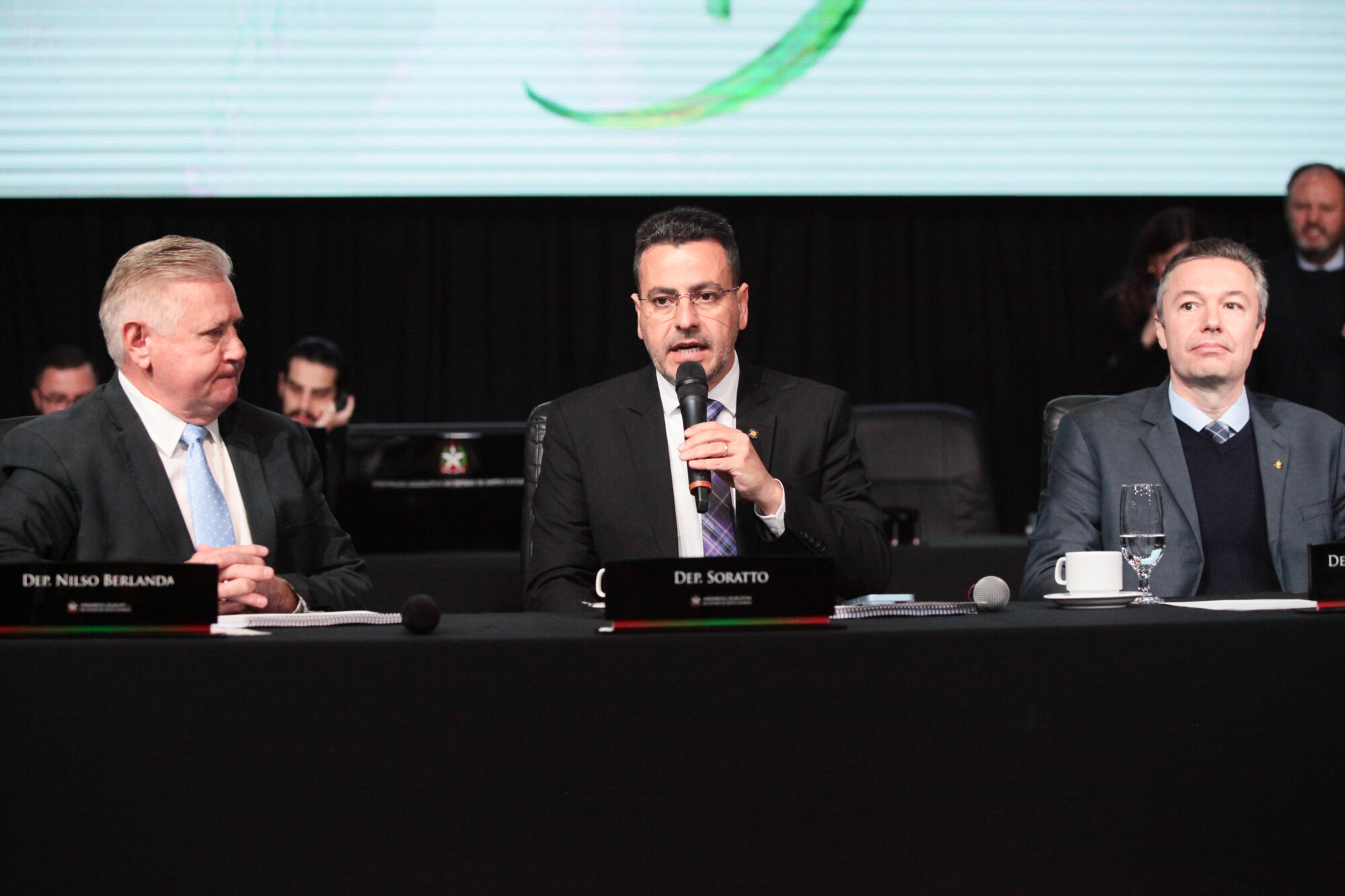 - Deputado Nilso Berlanda (PL)
 - Deputado Soratto (PL)
 - Deputado Napoleão Bernardes (PSD)