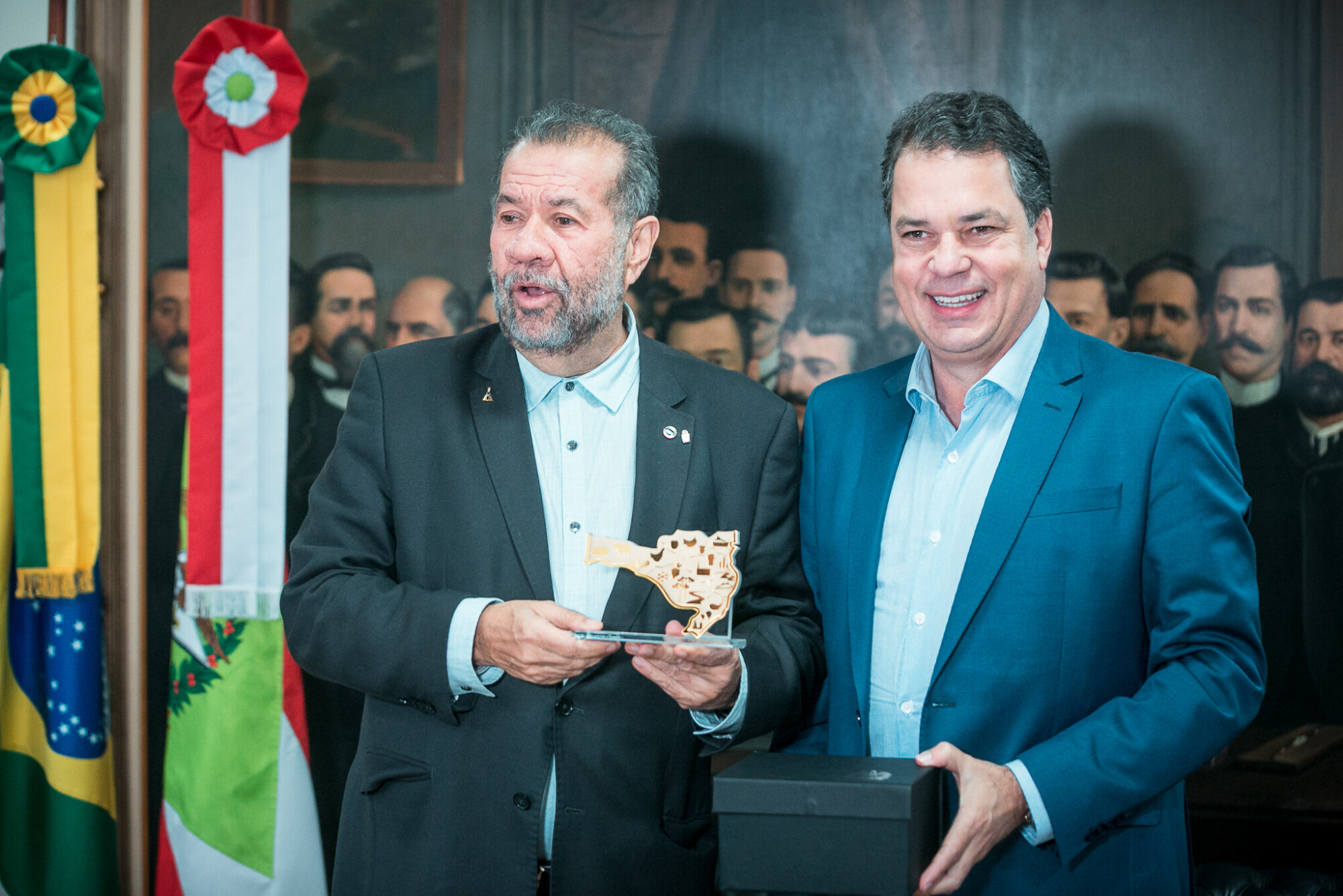 Visita do  ministro da Previdência Social, Carlos Roberto Luppi