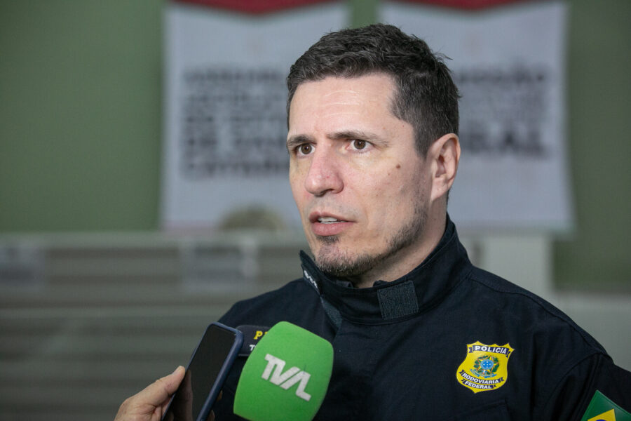 Tiago Tonin, representante da Polícia Rodoviária Federal (PRF)