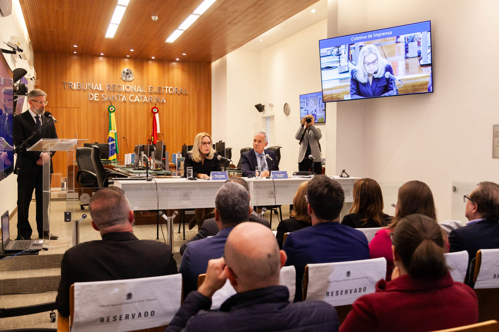 Coletiva de Imprensa – Eleições Municipais 2024 – TRE/SC