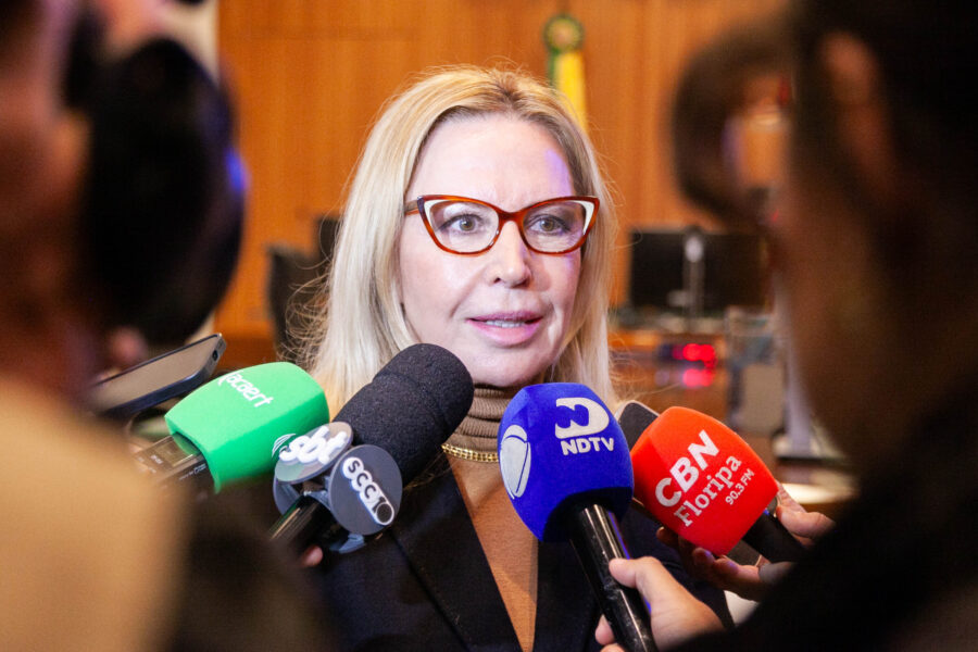 Presidente do TRE-SC, desembargadora Maria do Rocio Luz Santa Ritta