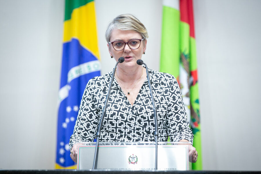 Deputada Luciane Carminatti.