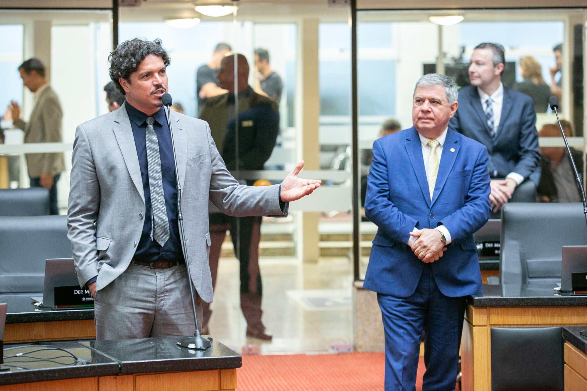 - Deputado Marquito (PSOL)
 - Deputado Mário Motta (PSD)