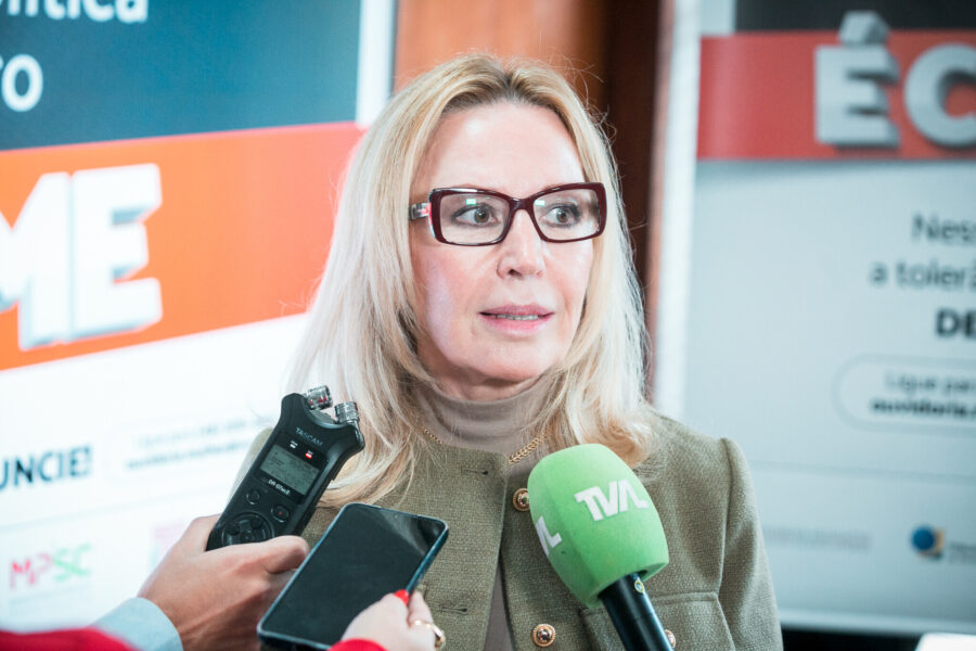 Presidente do TRE/SC, desembargadora Maria do Rocio.