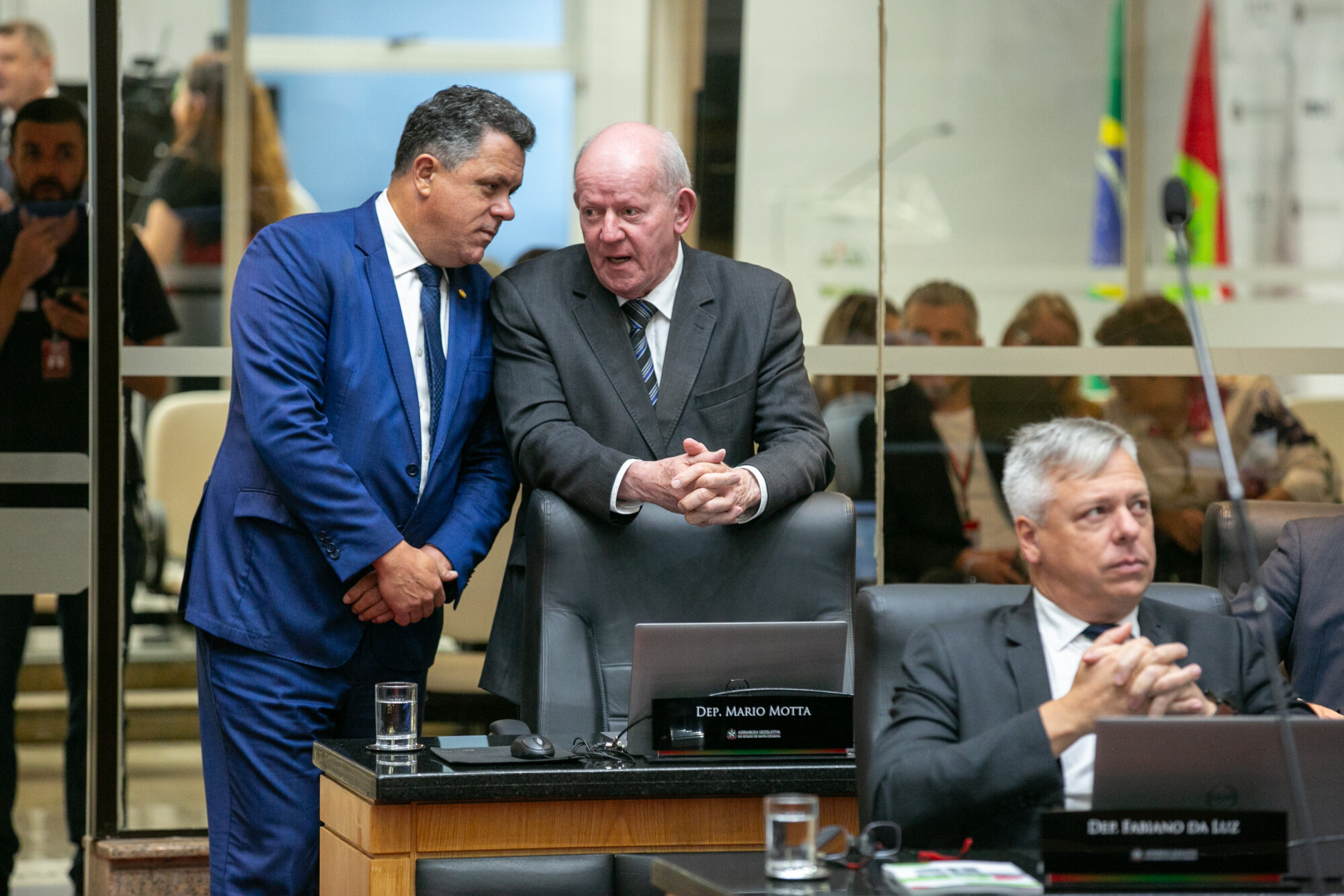 - Deputado Ivan Naatz (PL) 	
 - Deputado Marcos Vieira (PSDB)