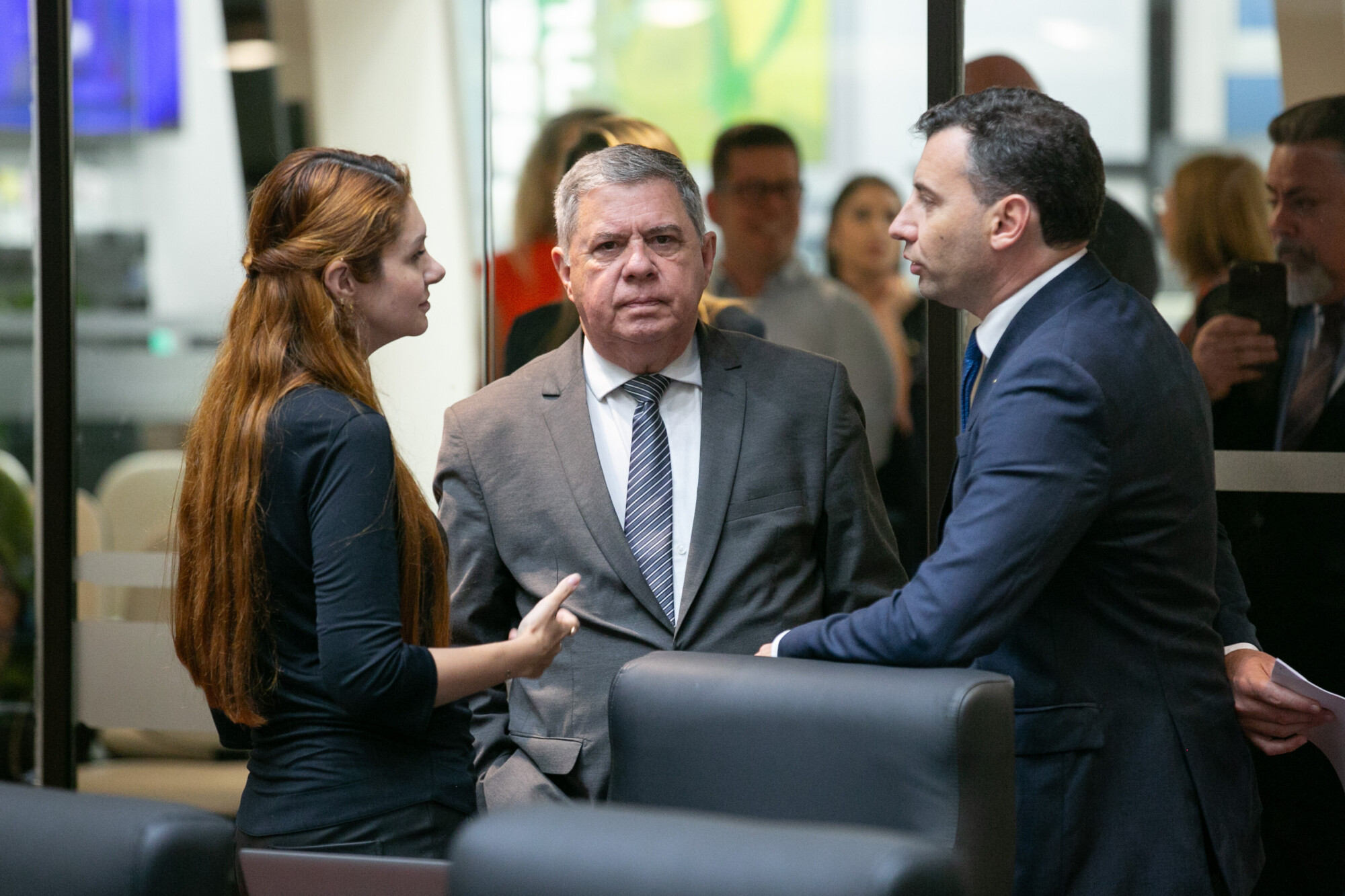 - Deputada Ana Campagnolo (PL)
 - Deputado Mário Motta (PSD) - Deputado Silvio Zancanaro (PSD)