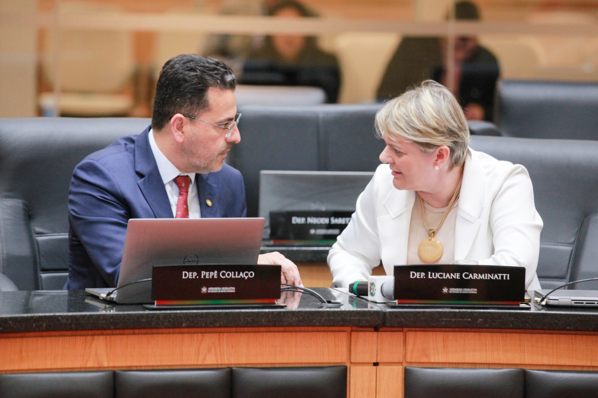 - Deputado Soratto (PL)
 - Deputada Luciane Carminatti (PT)