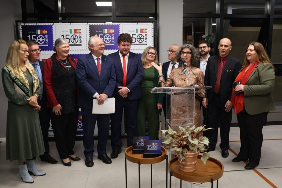 Lançamento da logomarca comemorativa dos 150 anos da Grande Imigração Italiana em SC